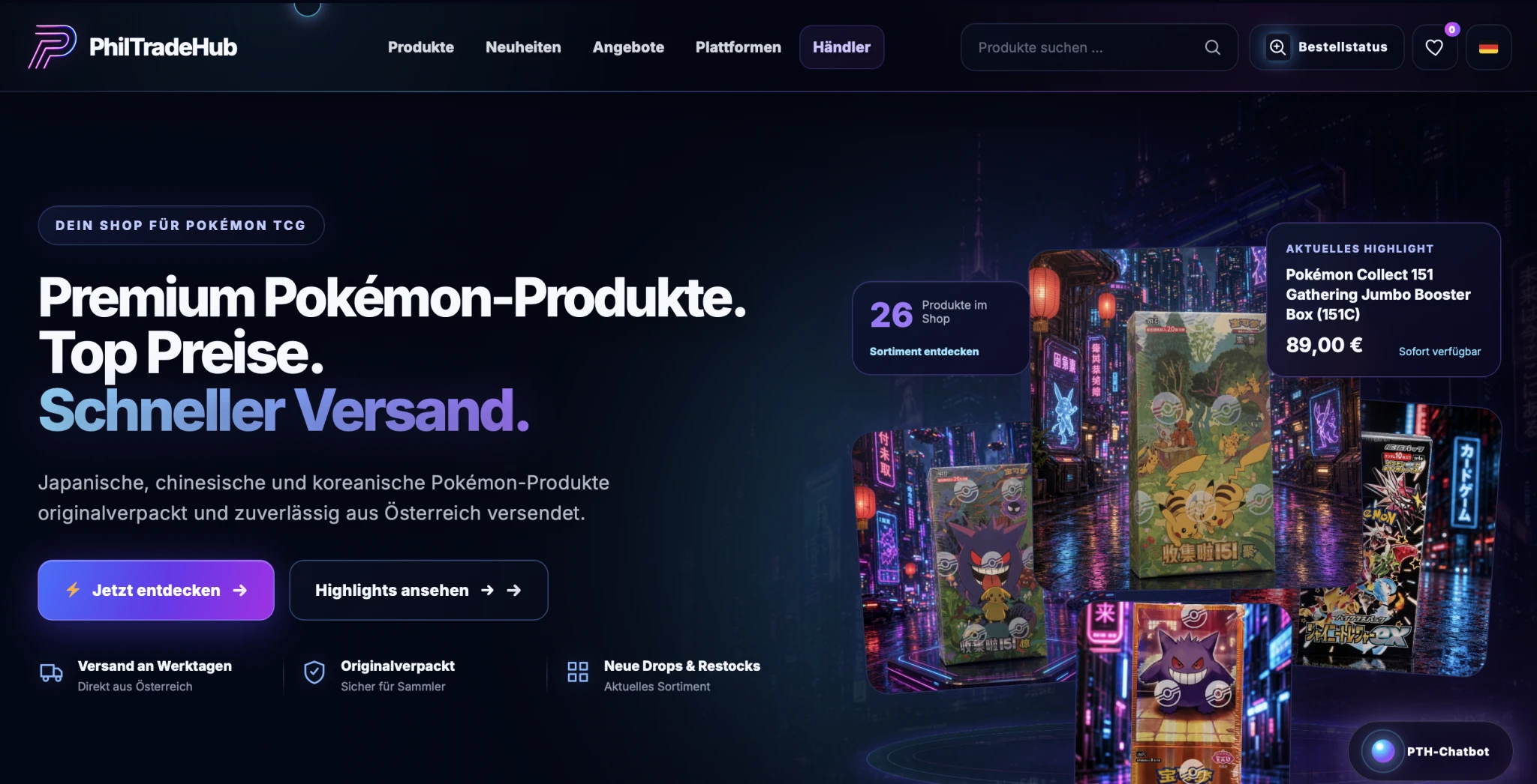 PhilTradeHub – Premium Pokémon-Produkte und schneller Versand
