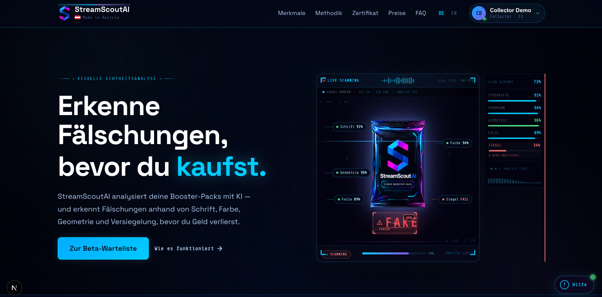 StreamScoutAI Tool-Vorschau